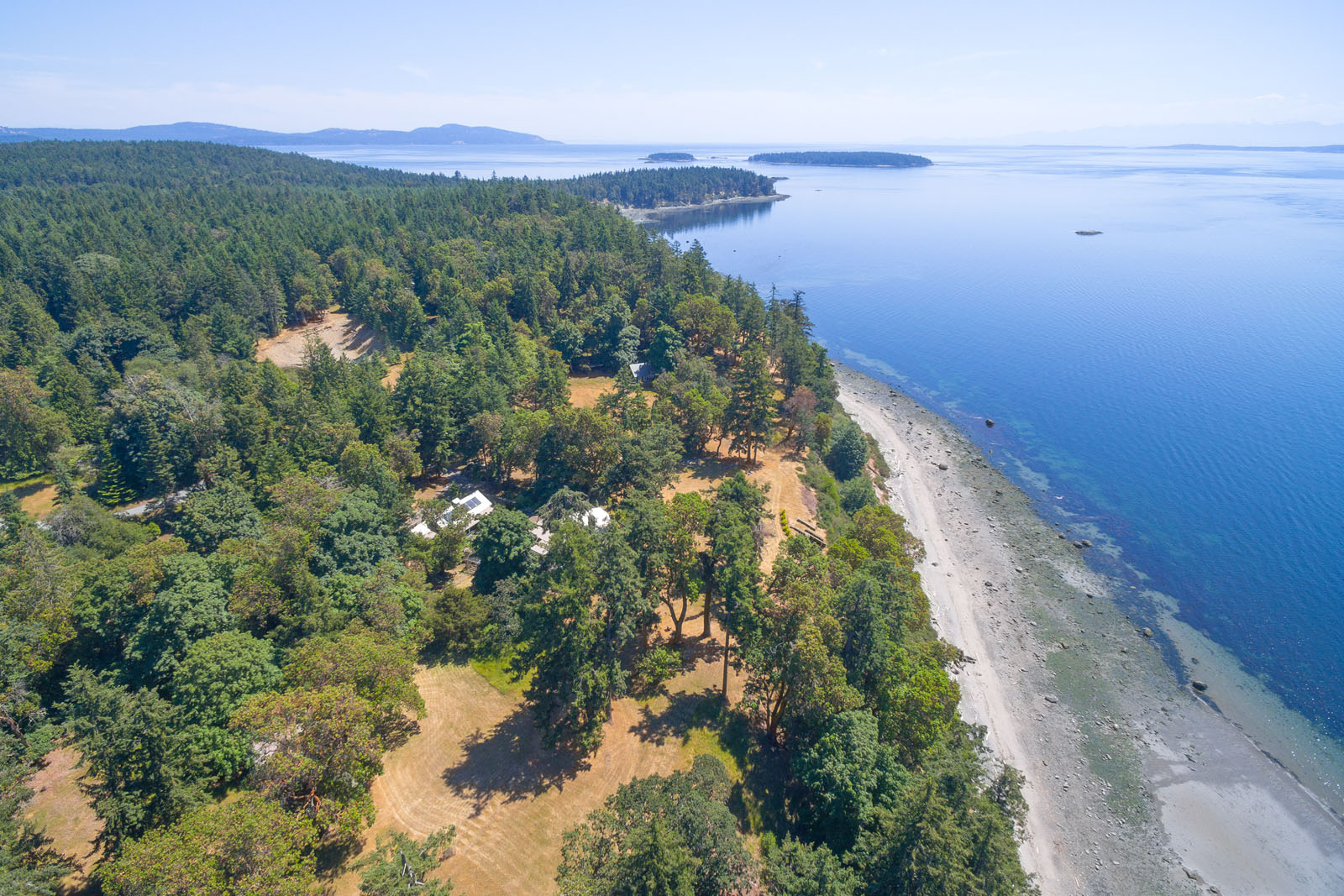 Aerial view of Sidney Island